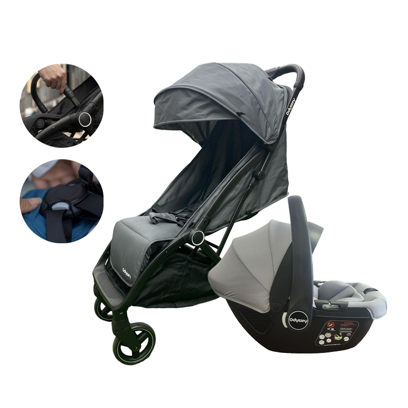 Odyssey Auto Fold Travel System (Stroller + Infant Carseat) + FREE GIFT